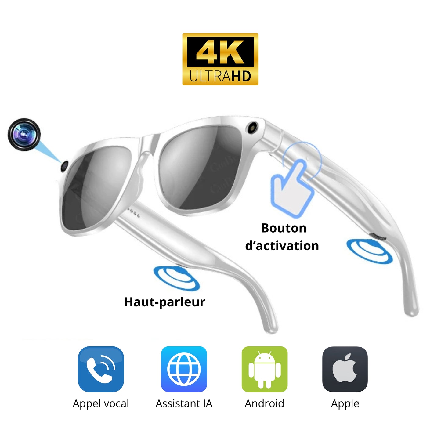 Smartglasses 4K IA