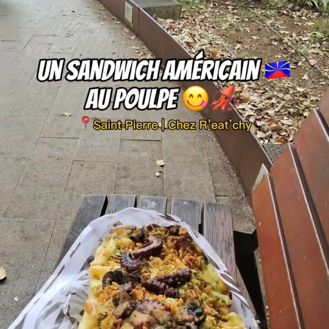 Un sandwich américain au poulpe