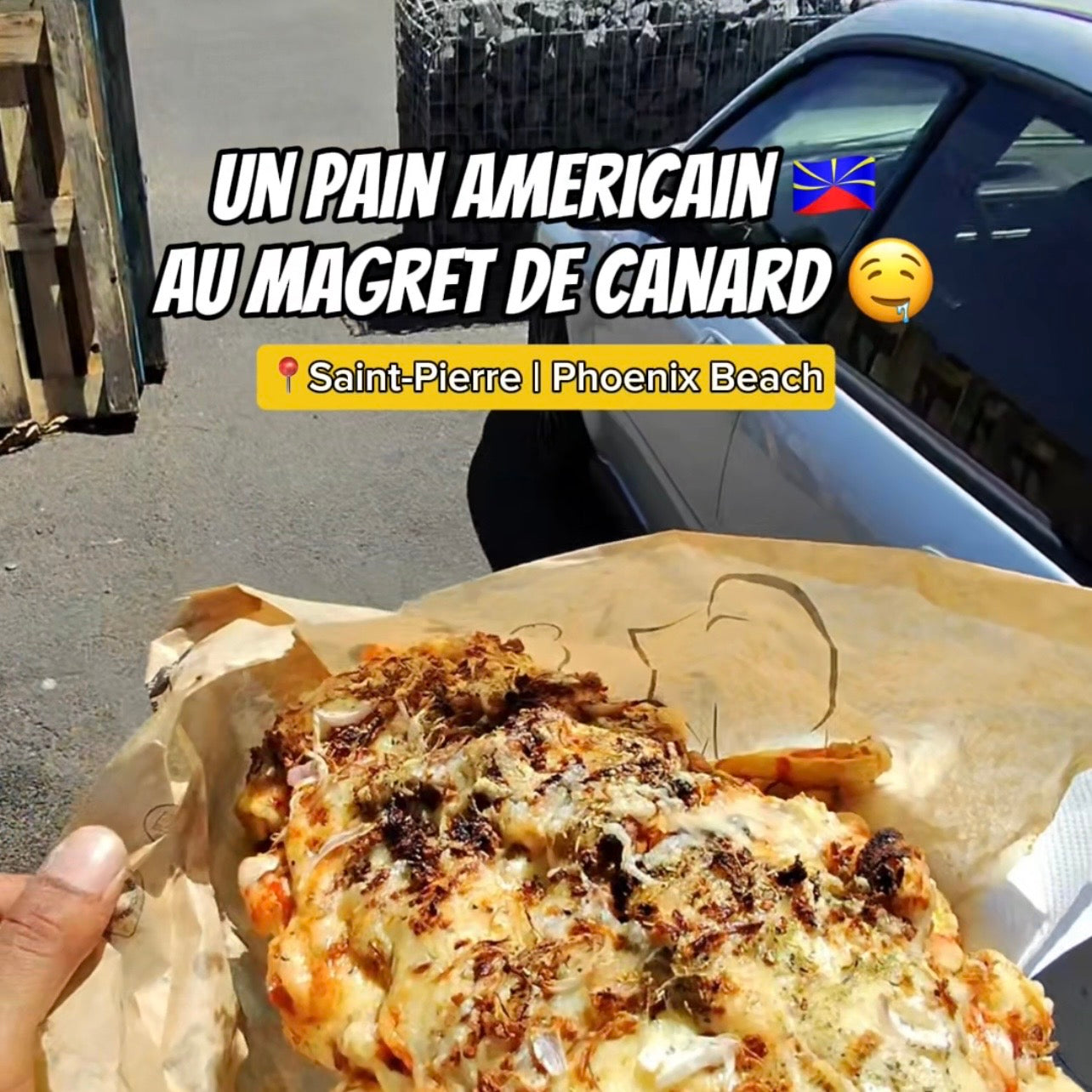 Un big américain au magret de canard