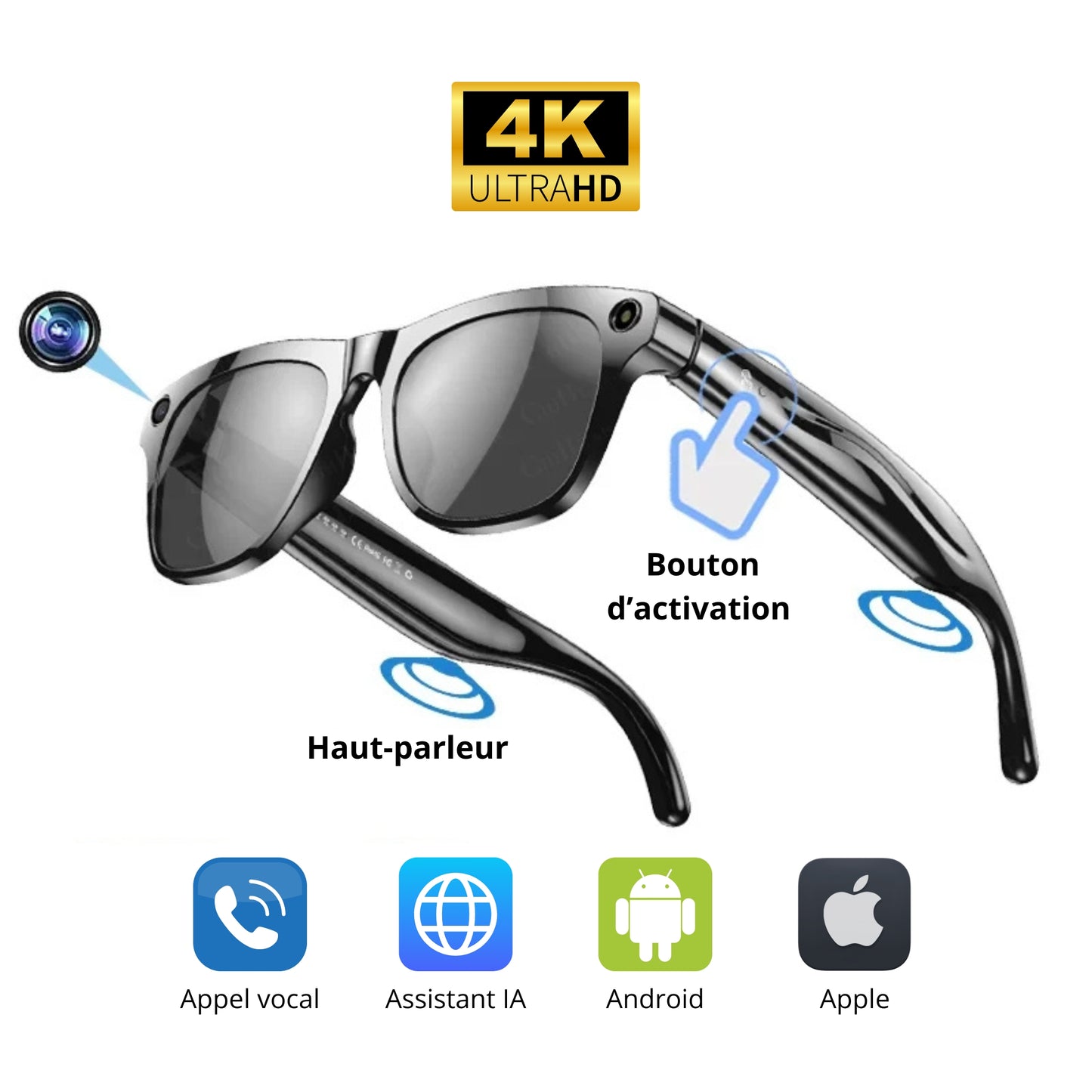 Smartglasses 4K IA