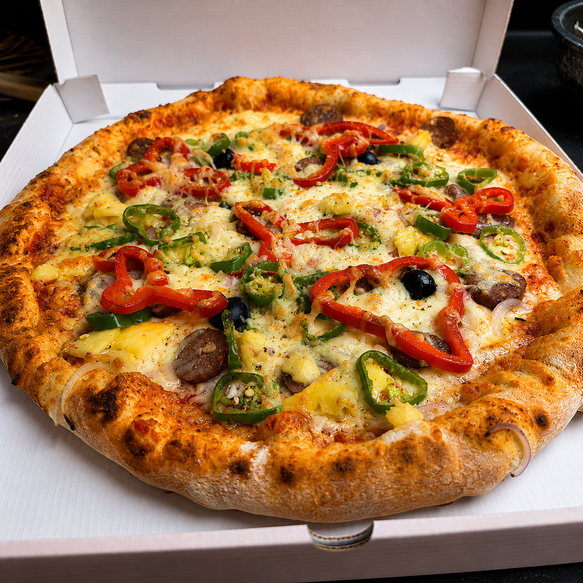 Pizza de Chez Lulu à Saint-Gilles-les-Bains