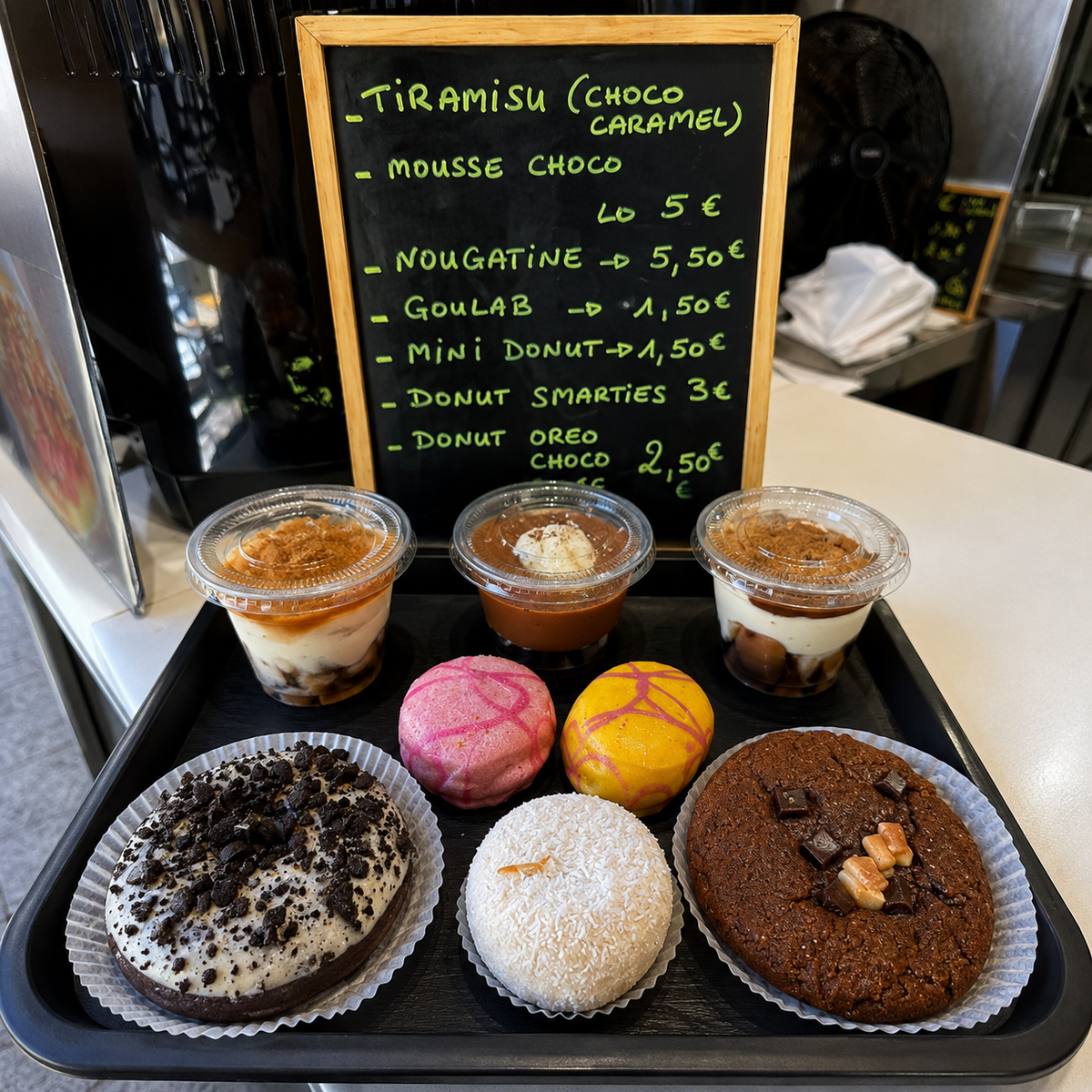 Desserts, tiramisus et donuts de L’Original Kebab