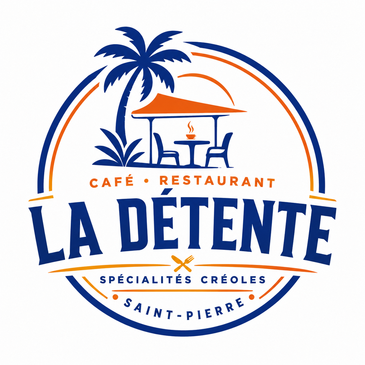 Logo du restaurant créole La Détente à Saint-Pierre