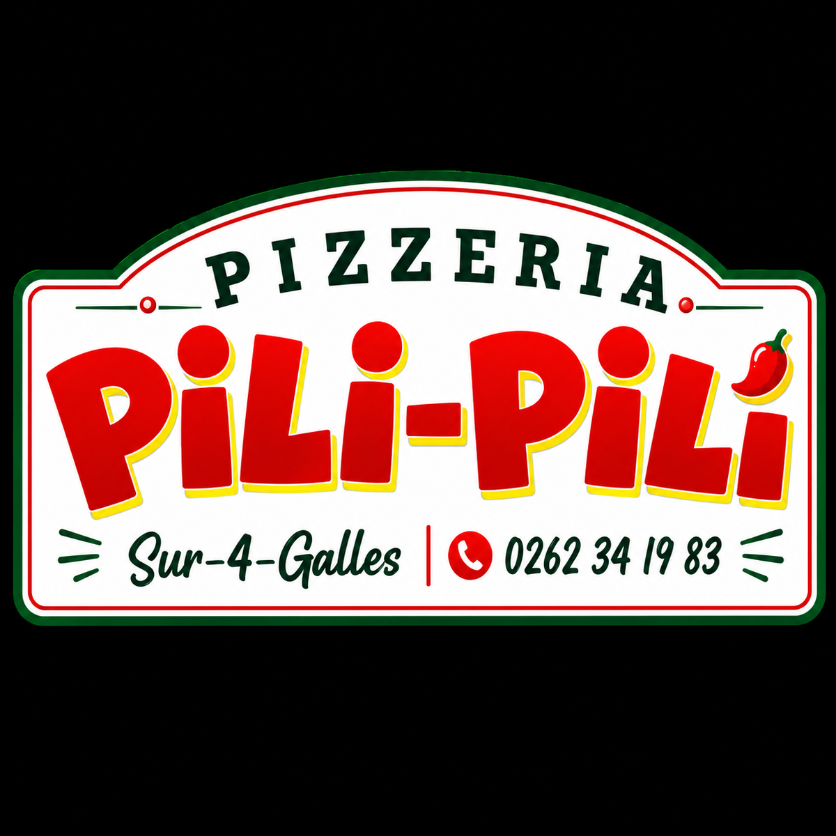 Logo de la pizzeria Pili-Pili à Saint-Gilles-les-Bains