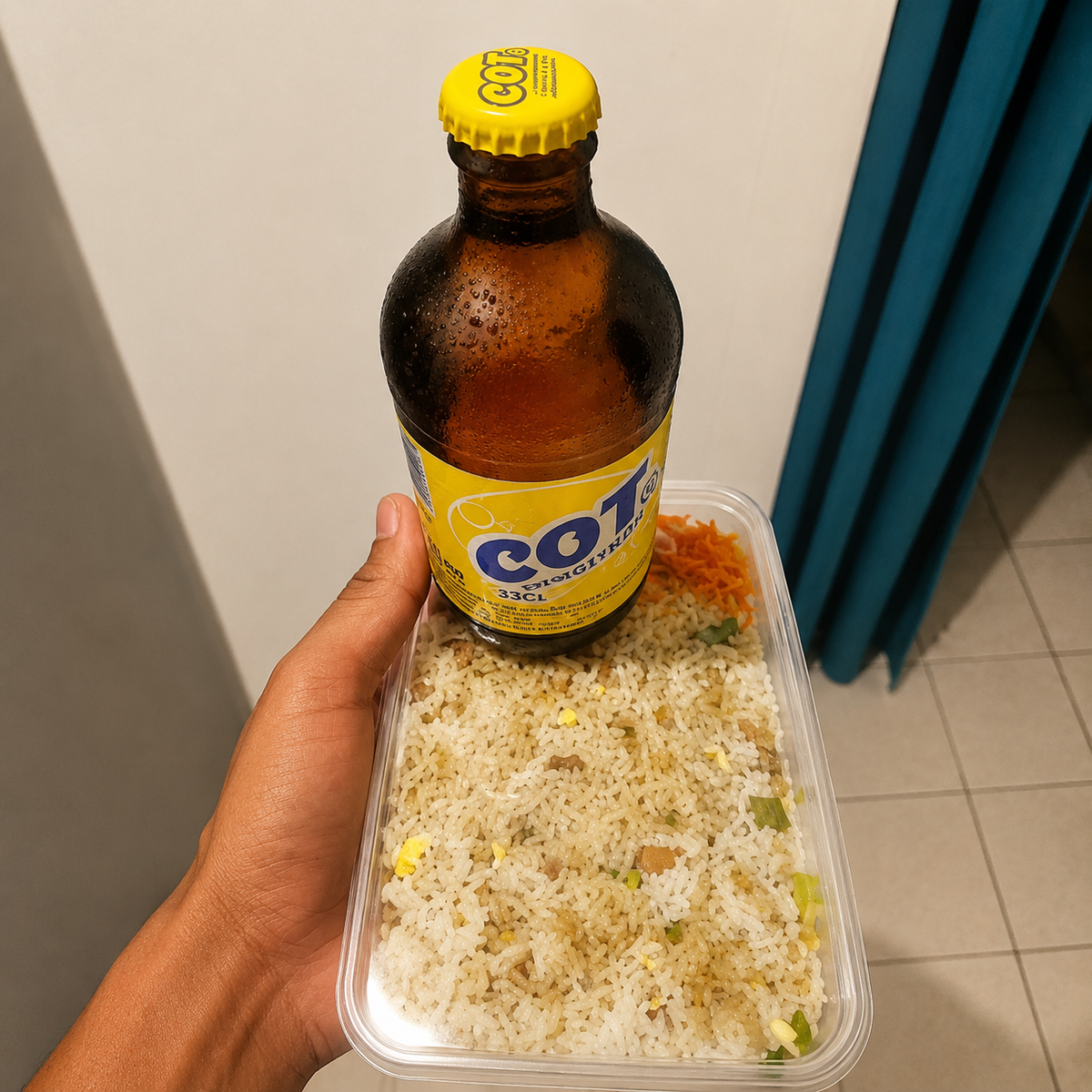 Barquette de riz préparé à emporter chez Lee