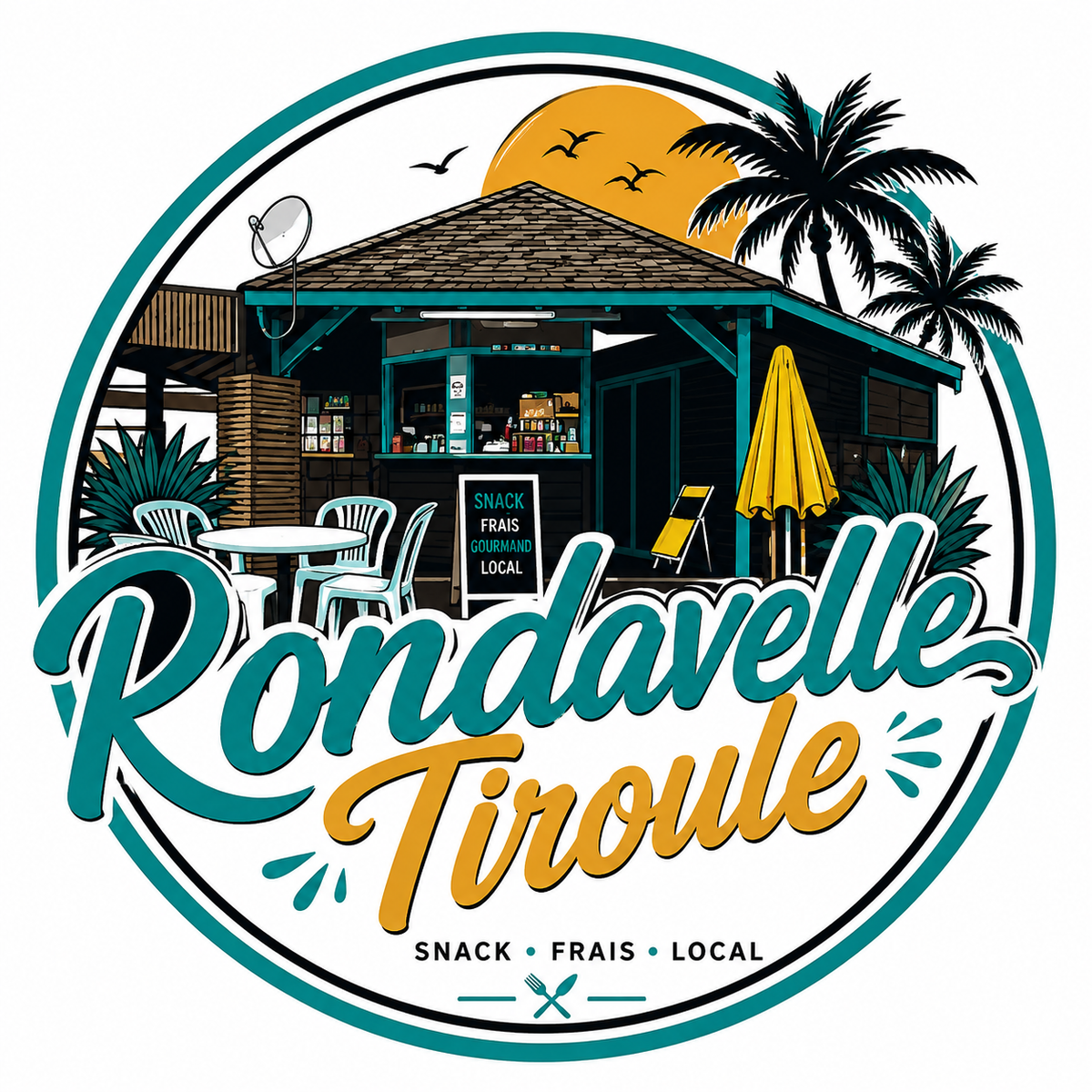 Logo de Rondavelle Tiroule à Saint-Leu