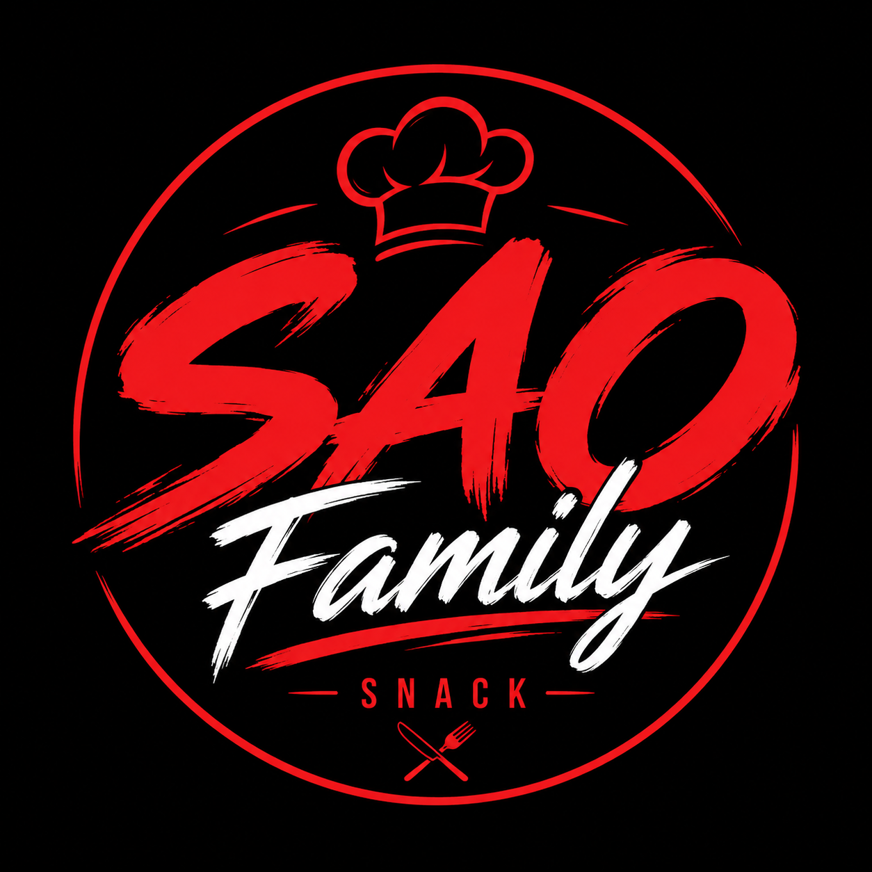 Logo de SAO Family, snack à Saint-Louis