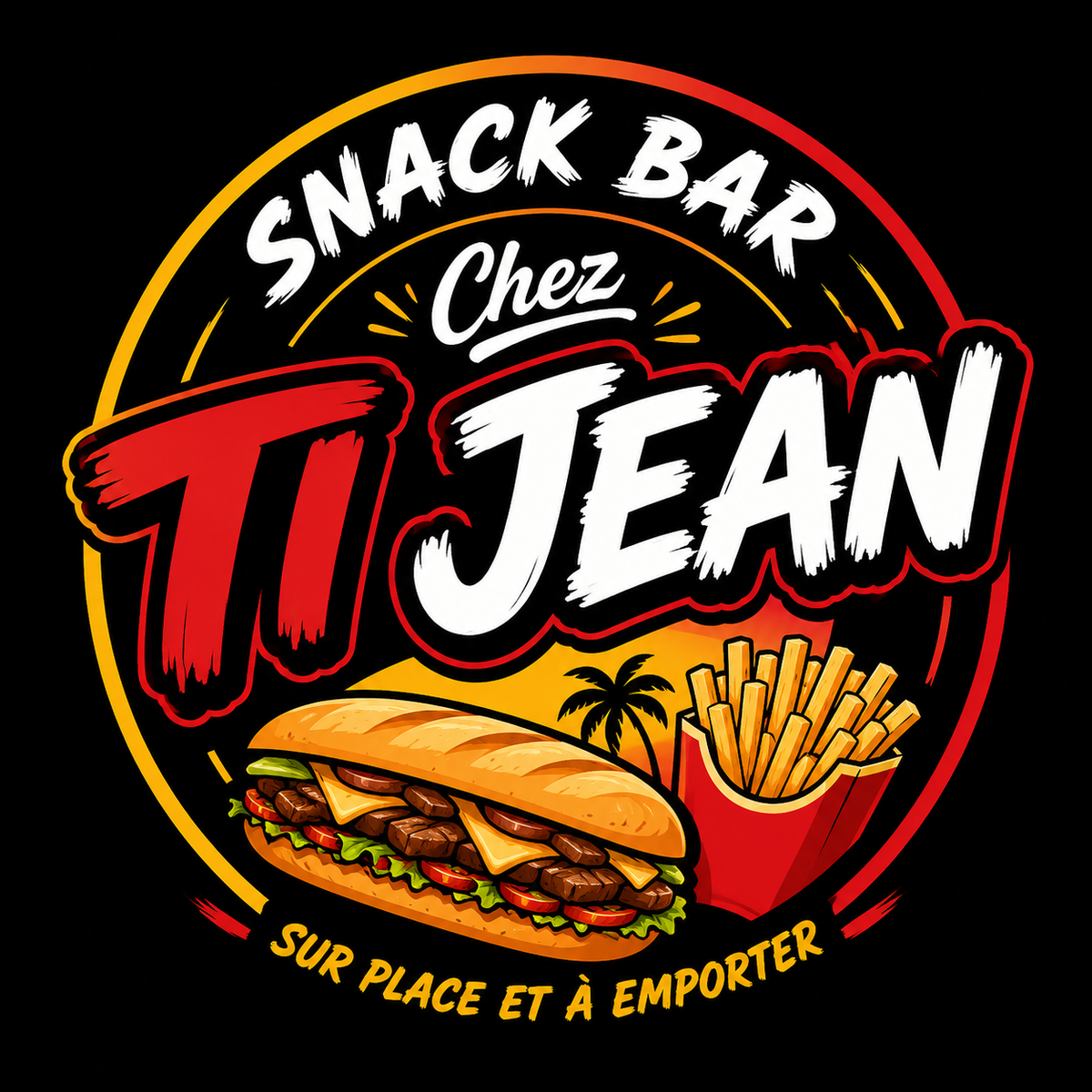 Logo SnackBar Chez Ti Jean à Saint-Leu